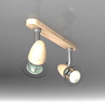 Modern spotlight 3D - model CAD symbol 048956217p0