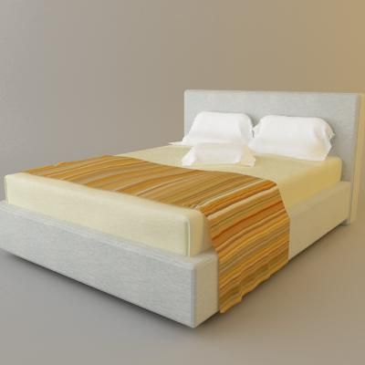 3d-model of OLIVIERI` modern bed (Italy) 2818