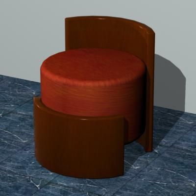 3D - model 28_Chair_one