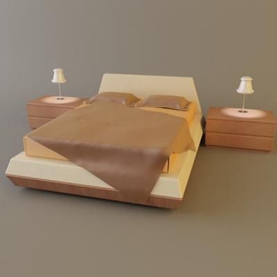 3d-model of OASIS` modern bed (Italy)_3900_2