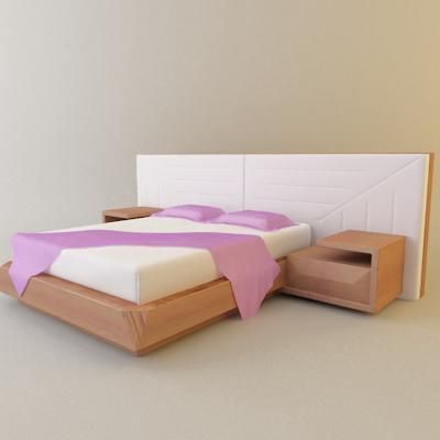 3d-model of OASIS` modern bed (Italy) 3904_1