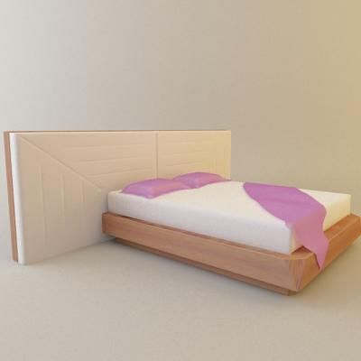 3d-model of OASIS` modern bed (Italy) 3904_2