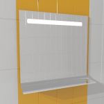 3D-model Mirror with shelf Ideal Standard Moments 75x16x70