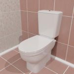 3D-model of toilet bowl 08