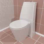 3D-model of toilet bowl 10