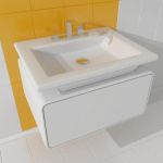 3D-object of Sink Ideal Standard Moments 65x50x32