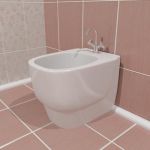 3D-object of bidet 14 LAUFEN