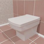 3D-object of toilet bowl 14