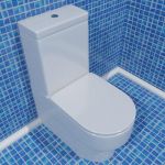 3D-object of toilet bowl 23