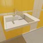 3d-model ArtCeram fiori sinks 65x65