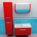 3d-model Bathroom furniture Jazz red