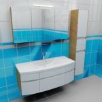 3d-model Bathroom furniture Oasis white 140