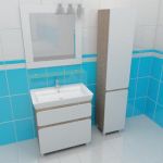 3d-model Bathroom furniture Sorrento 80