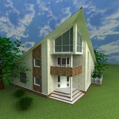 3d-model Cottage 010x01