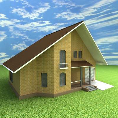 3d-model Cottage 013x02