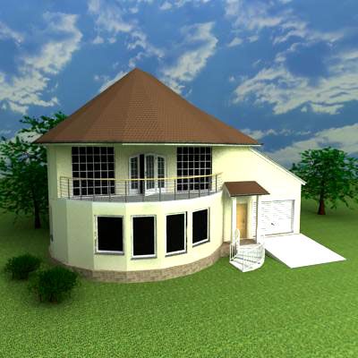 3d-model Cottage 014x01