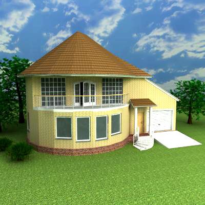 3d-model Cottage 014x02