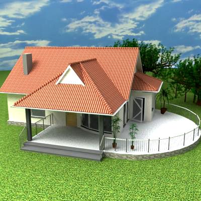 3d-model Cottage 016x02