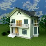 3d-model Cottage 017x01