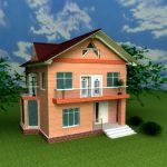 3d-model Cottage 017x04