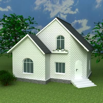 3d-model Cottage 01x01