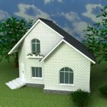 3d-model Cottage 01x02