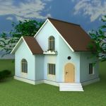 3d-model Cottage 01x03