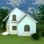 3d-model Cottage 01x04