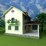 3d-model Cottage 020x02