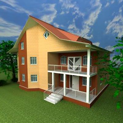 3d-model Cottage 021x01