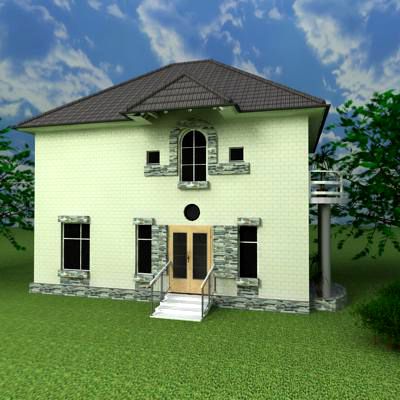 3d-model Cottage 02x02