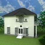 3d-model Cottage 02x04