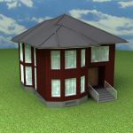 3d-model Cottage 03x04