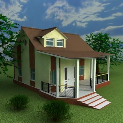 3d-model Cottage 07x01