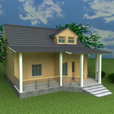 3d-model Cottage 07x04