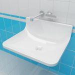 3d-model Flaminia Plate sink 54