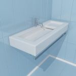 3d-model Free Sink SS106 1050x410x130