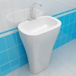 3d-model Kerasan Aquatech washbasin 60x40