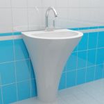 3d-model Kerasan Aquatech washbasin 60x85