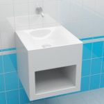 3d-model Kerasan Cento sink 45x45 cube