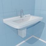 3d-model Sink HATRIA ERIKA PRO YXE901 80x45