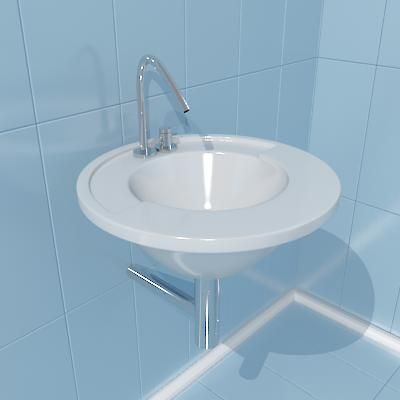 3d-model_Sink_Prima_PR016_50x50x20