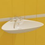 3d-model artCeram Plettro sinks 60x45