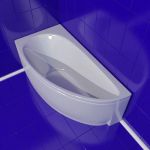 3d-model bathtub RAVAK Avocado L 160x75