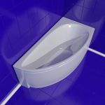 3d-model bathtub RAVAK Avocado R 160x75