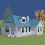 3d-model brick house 01 4