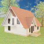 3d-model brick house 04 2