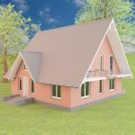 3d-model brick house 04 4