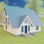 3d-model brick house 04 6