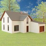 3d-model brick house 06 1